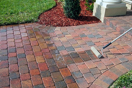 Residential Masonry Paver Sealing