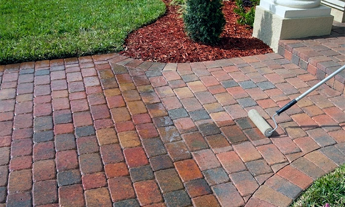 Residential Masonry Paver Sealing